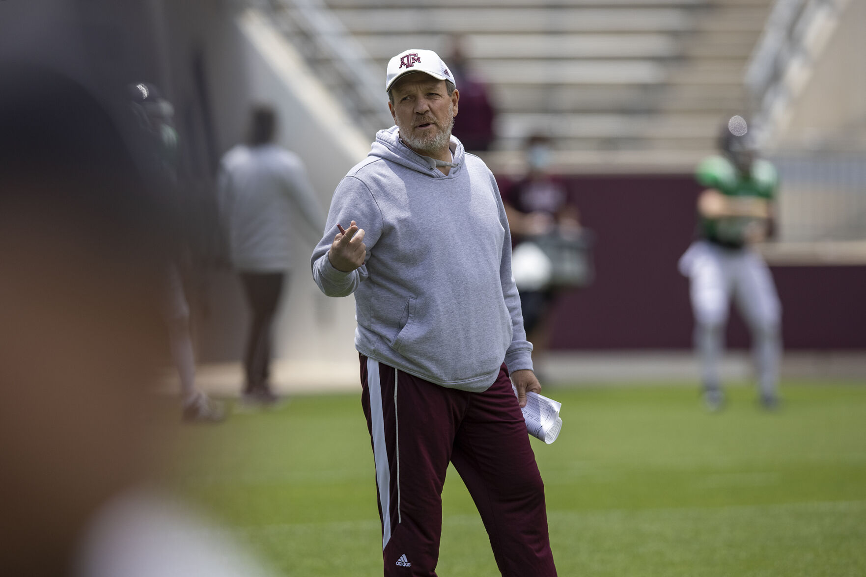 Spring football practice